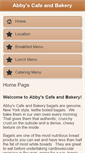 Mobile Screenshot of abbyscafe.net